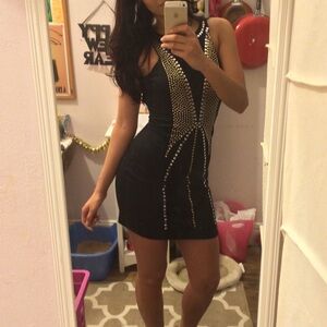 Bebe Studded Dress